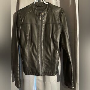 Maurices sleek black Leather Jacket